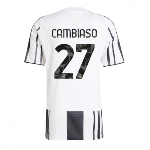 Moški Nogometni dresi Juventus Andrea Cambiaso #27 Domači 2025-26 Kratek Rokav